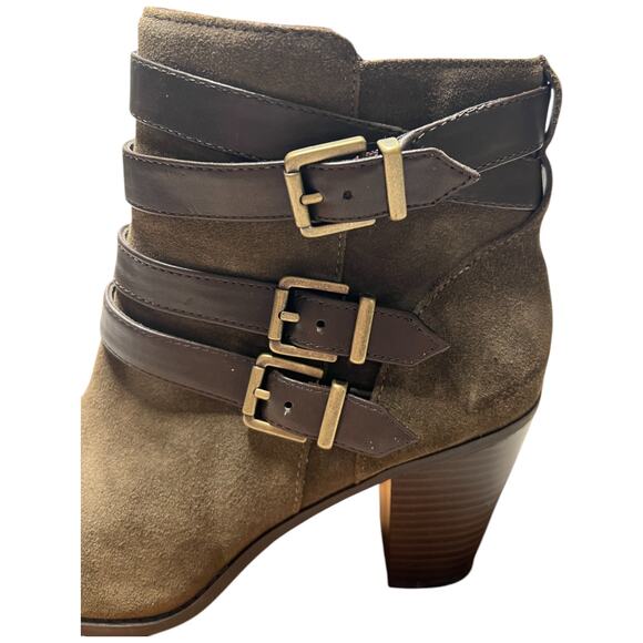 INC International Concepts Laini Women's Size 12 Ankle Boots Zip Buckles Booties - Picture 4 of 15